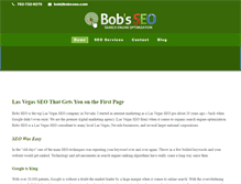 Tablet Screenshot of bobsseo.com